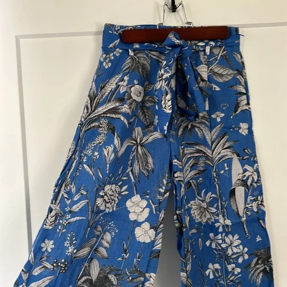 Pattern linen pants - Picture 2 of 5
